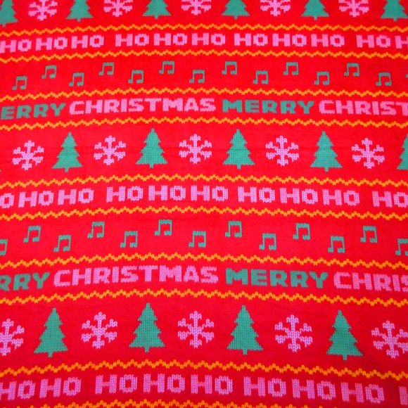 Peanuts Snoopy & Woodstock Merry Christmas 72" x 58" Fleece Blanket - Picture 2 of 2